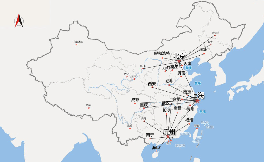 SAP达策服务网点